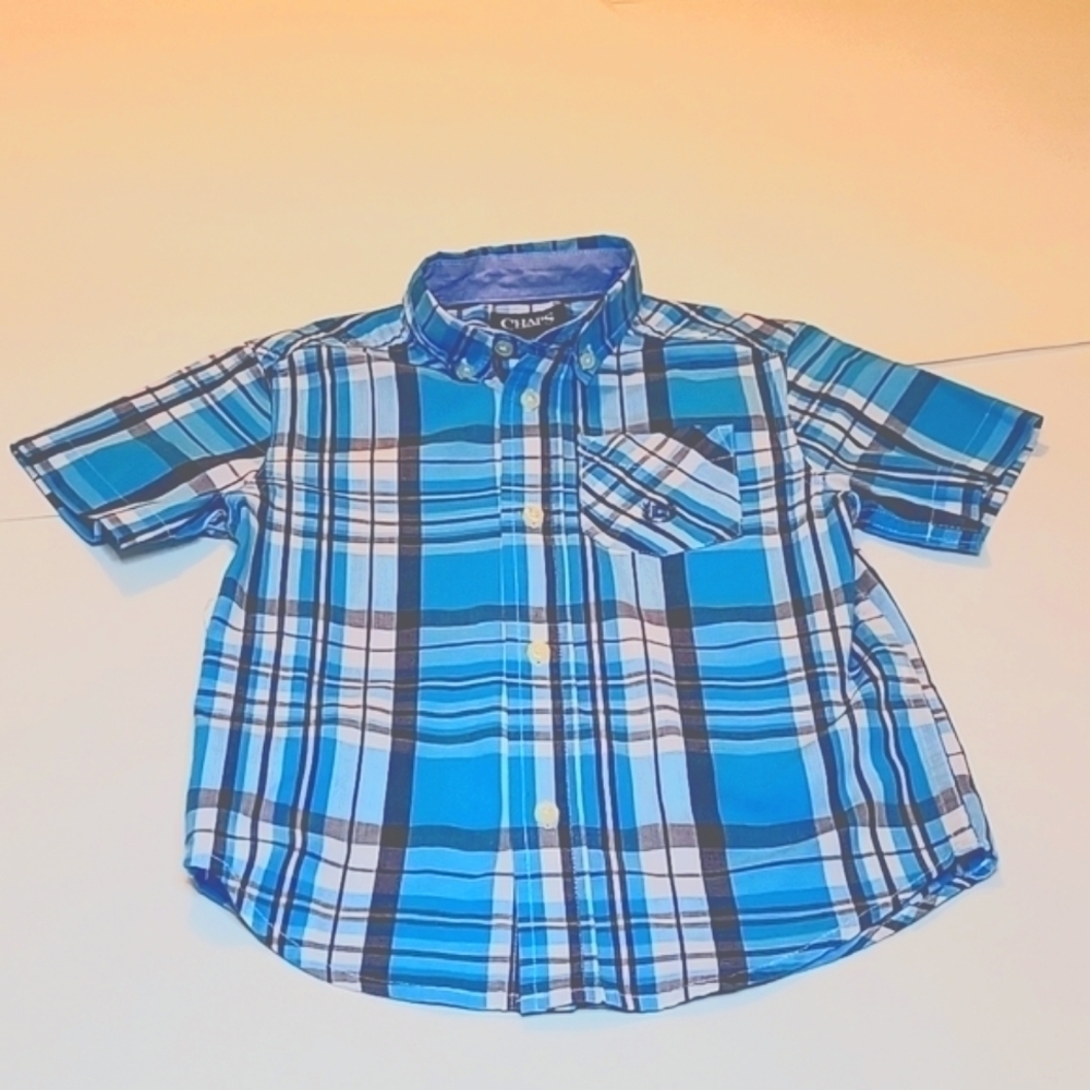 CHAPS Boy's Dress Shirt | Short Sleeves | Sz 5|  Oxford shirts | Spring is here.